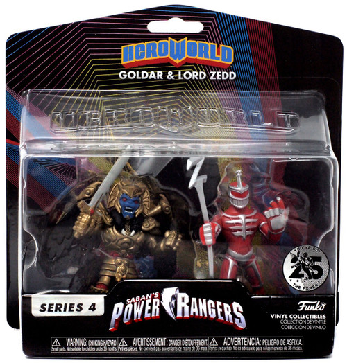 Funko Power Rangers Hero World Series Goldar Lord Zedd Exclusive