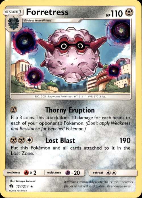 forretress pokemon card value is almost a funny : r/PTCGP you may search your deck for up to 5 Basic [G] Energy cards and attach them to your Pokemon in any way you like Forretress ex - 002/091