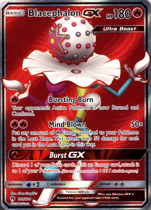 blacephalon pokemon card 104/236 | Rare Holo | SM12 Cosmic Eclipse attach it to 1 of your Pokmon Pokemon Trading Card Game Sun