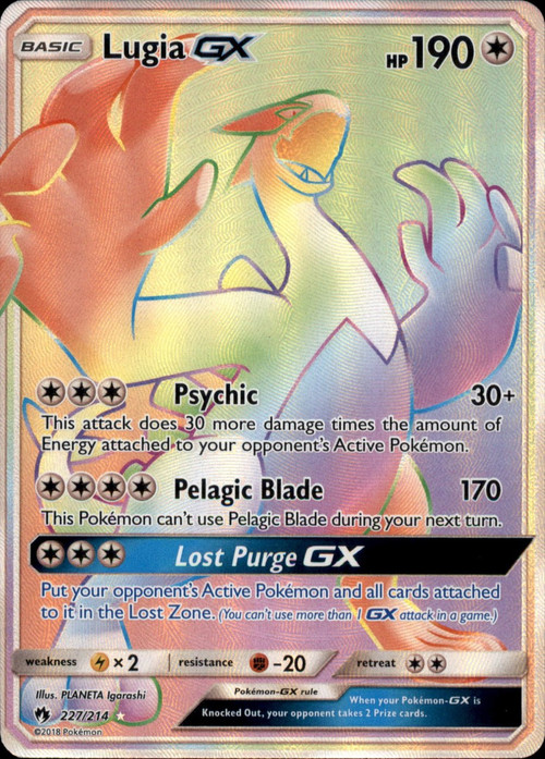 Pokemon Trading Card Game Sun Moon Lost Thunder Single Card Hyper Rare