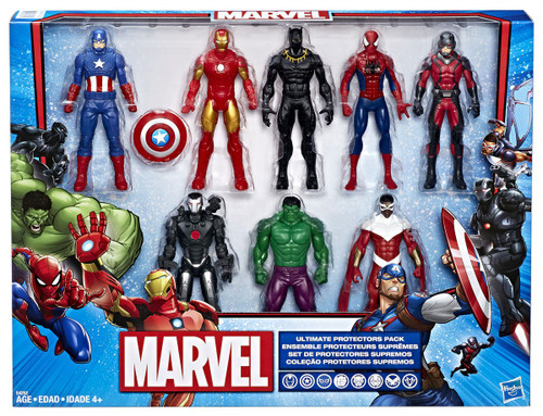 Marvel Ultimate Protectors Hulk, Iron Man, Ant-Man, Black Panther