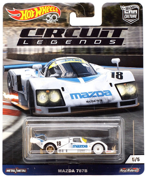 Hot Wheels Circuit Legends Mazda 787B Diecast Car Mattel