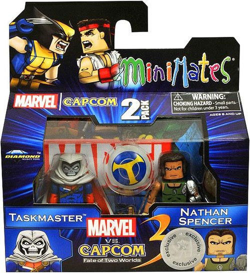 Marvel Marvel vs Capcom 3 Minimates Series 2 Taskmaster vs. Nathaniel ...
