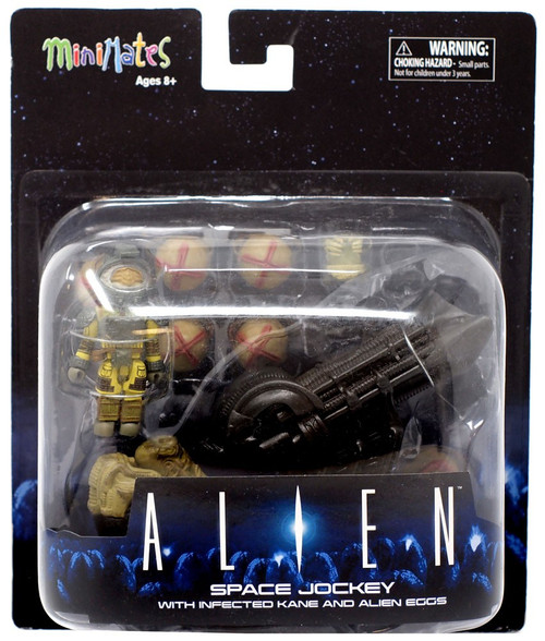 Alien Minimates Space Jockey 2 Minifigure Deluxe Set with Infected