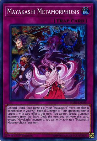 yugioh mayakashi cards Oboro-Guruma, the Wheeled Mayakashi [HISU-EN032] Secret Rare
