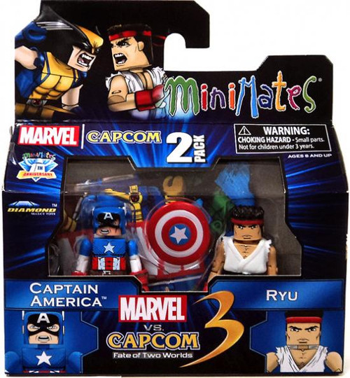 Marvel Marvel vs Capcom 3 Minimates Series 3 Captain America vs