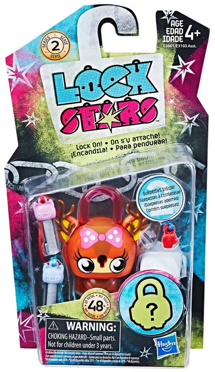 Lockstar Animal Lock Stars Series 2 Deer Figure Hasbro Toys - ToyWiz