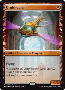 Magic The Gathering Masterpiece Single Card Ornithopter 42