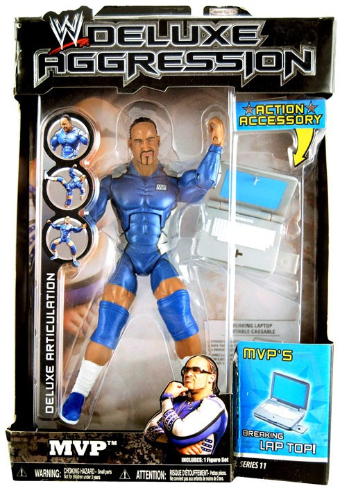 WWE Wrestling Deluxe Aggression Series 11 MVP Action Figure