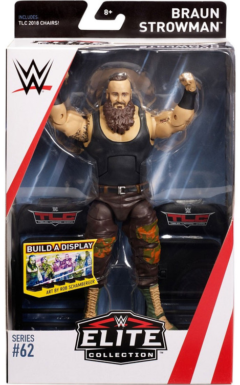 WWE Wrestling Elite Collection Series 62 Braun Strowman Action Figure [TLC  2018 Chairs]