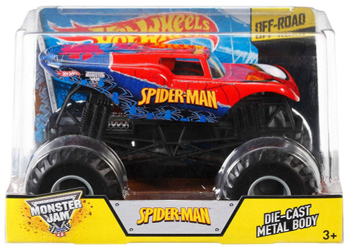 spider  man monster truck toy