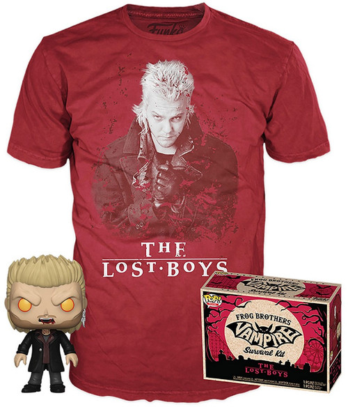 Funko The Lost Boys POP Tees Frog Brothers Vampire Survival Kit