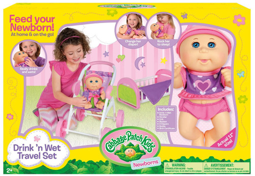 cabbage patch doll stroller set