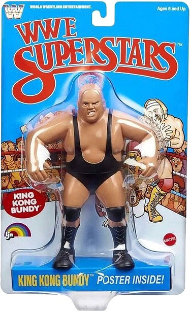 WWE Wrestling WWF Wrestling Superstars King Kong Bundy Action