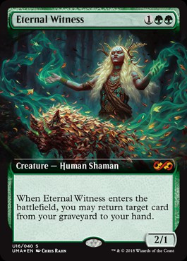 Magic The Gathering Ultimate Box Toppers Single Card Eternal Witness 16  Foil - ToyWiz