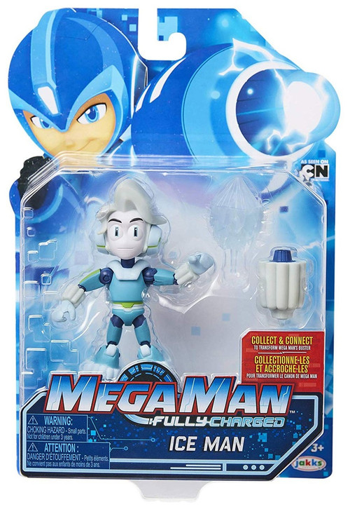 Mega Man Fully Charged Series 1 Ice Man 5 Action Figure Jakks