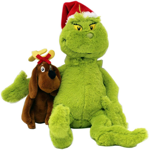 Grinch Max Soft Toys Seuss The Grinch Plush Stuffed Max Dog, 12