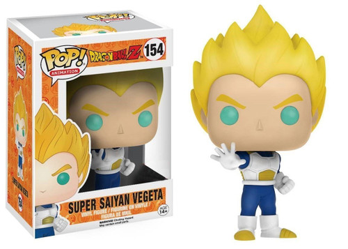 Funko Dragon Ball Z POP! Animation Super Saiyan Vegeta Exclusive Vinyl Figure #154 [Loose]