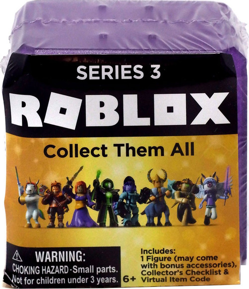 Roblox Celebrity Collection Series 3 Mystery Pack Purple Cube 1 Random Figure Virtual Item Code Jazwares Toywiz - details about ninja assassin pizza pack roblox mini celebrity series 2 unused code