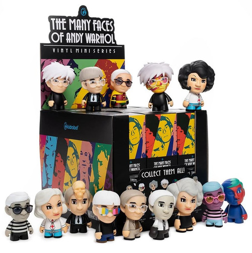 Andy Warhol Vinyl Art Mini Series Many Faces of Andy 3 Mystery Box
