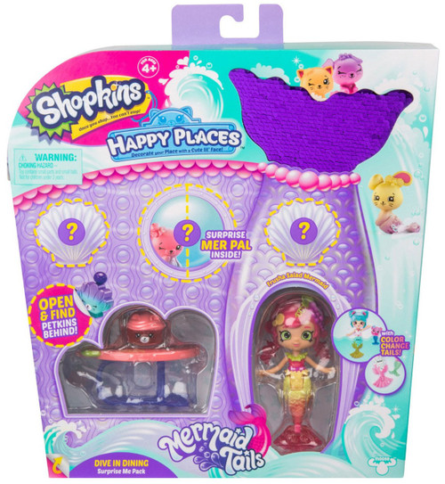 Shopkins Happy Places Season 6 Mermaid Tails Dive in Dining