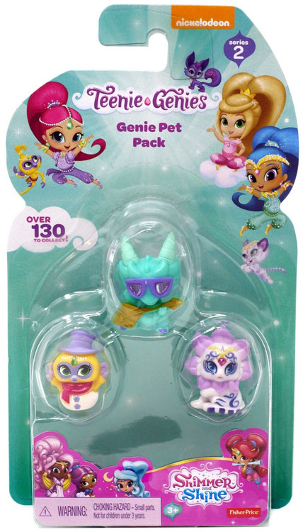 Fisher Price Shimmer Shine Teenie Genies Series 2 Genie Pet 3-Pack