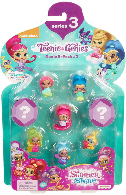 Fisher Price Shimmer Shine Series 3 Teenie Genies 8-Pack 3 - ToyWiz