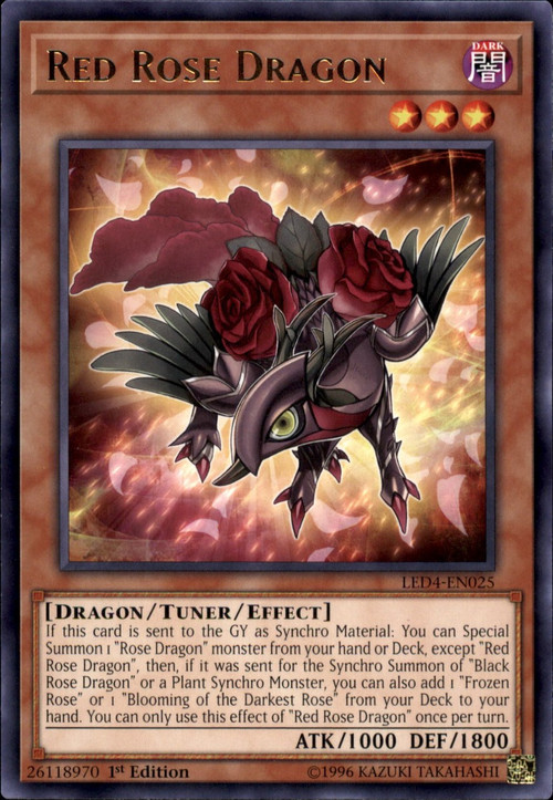 Túi thẻ bài thật Yugioh Legendary Duelists Sisters of the Rose LED4
