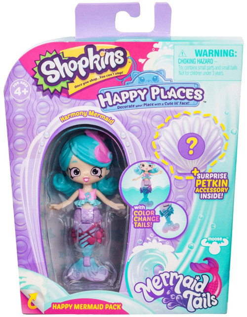 Shopkins Happy Places Season 6 Mermaid Tails Harmony Mermaid Happy ...