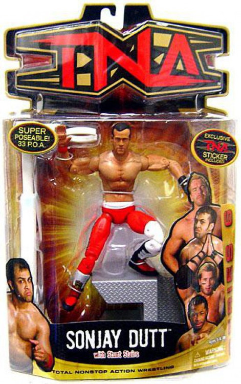 TNA Wrestling Series 6 Sonjay Dutt Action Figure Marvel Toys - ToyWiz