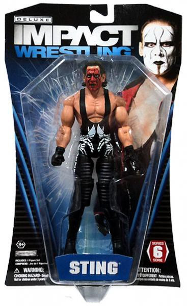 TNA Wrestling Deluxe Impact Series 6 Sting Action Figure Jakks 