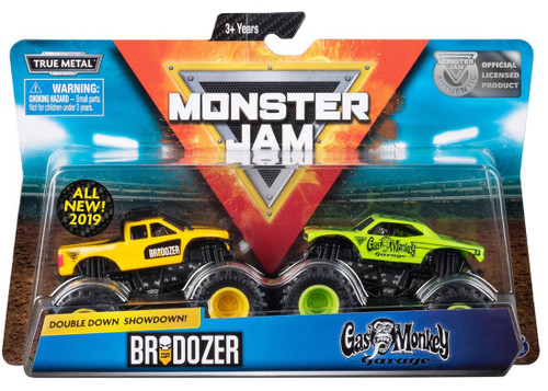 Monster Jam Double Down Showdown Brodozer Gas Monkey