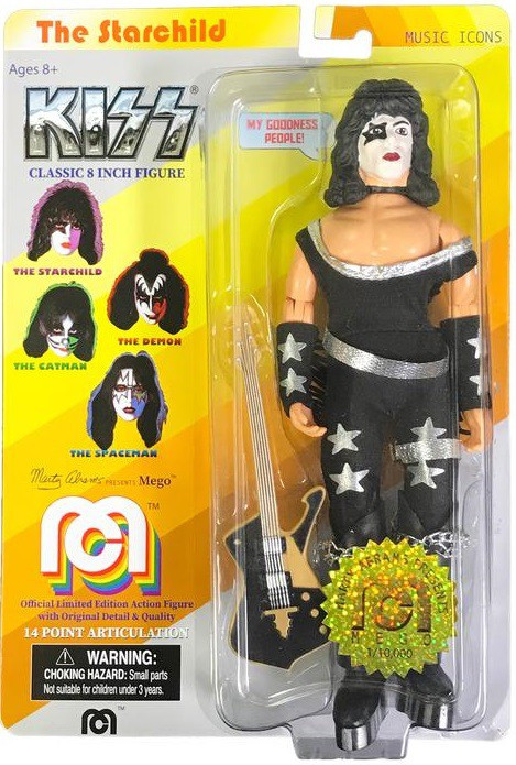 KISS Music Icons Paul Stanley 8 Action Figure The Starchild Mego