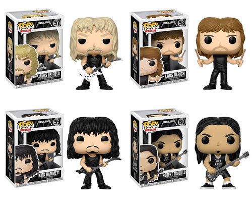 Funko Metallica POP Rocks James Hetfield, Lars Ulrich, Kirk