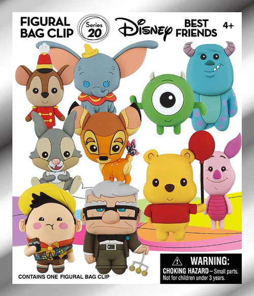 Disney Stitch Series 5 3D Foam Bag Clip, 1 Random