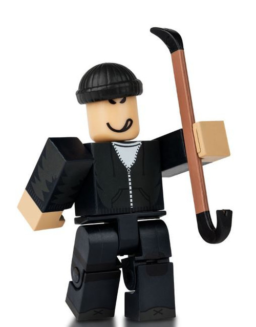 Roblox Redwood Prison Robber 3 Minifigure No Code Loose Jazwares Toywiz - police raptor roblox