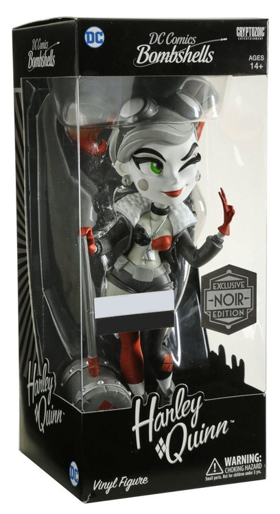 DC Bombshells Harley Quinn Exclusive Vinyl Figure Noir Edition