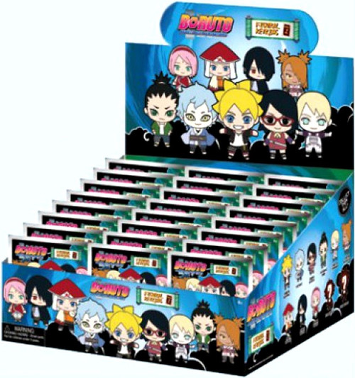 Boruto 3D Figural Foam Bag Clip Boruto Mystery Box 24 Packs