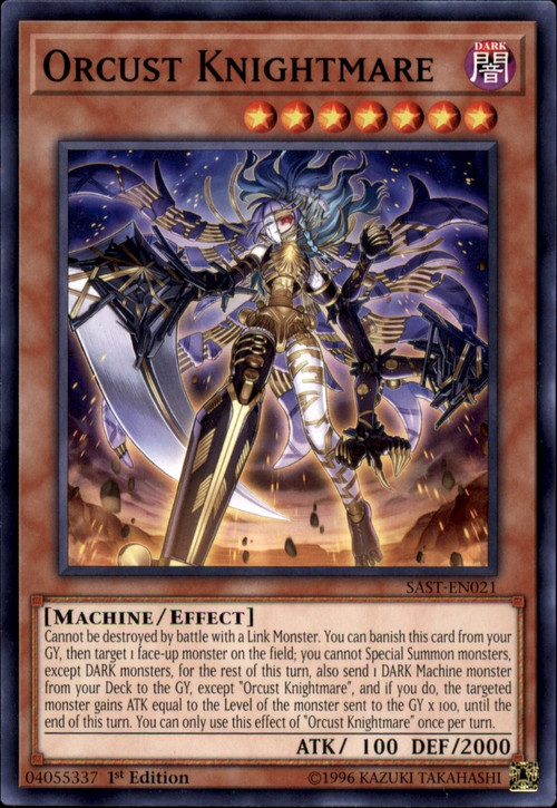 YuGiOh Savage Strike Single Card Common Orcust Knightmare SAST EN021 