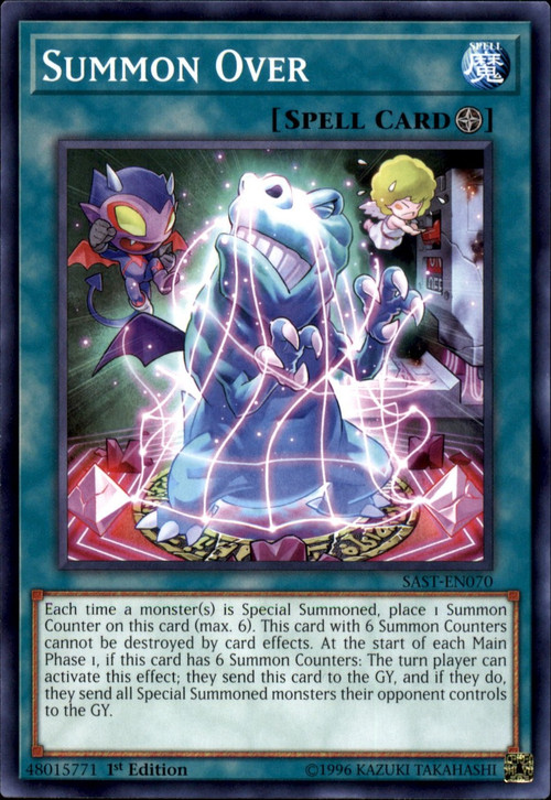YuGiOh Savage Strike Single Card Common Summon Over SAST-EN070