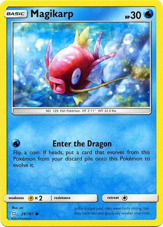 pokemon cards magikarp - 8/18 - Detective Pikachu variation to centering Pokemon - Magikarp 129/165 -
