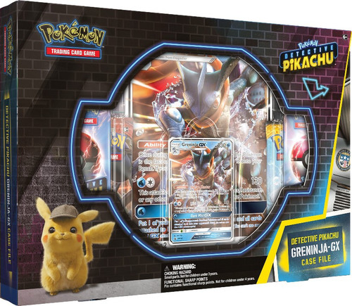 Pokemon Detective Pikachu Greninja-GX Case File 7 Booster Packs