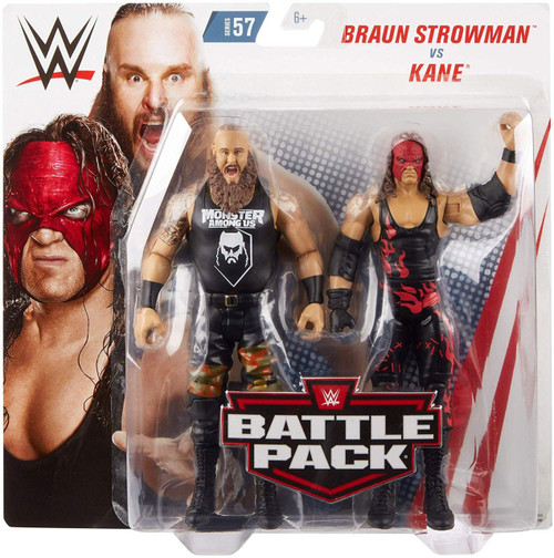 WWE Wrestling Battle Pack Series 57 Braun Strowman Kane 6 Action Figure