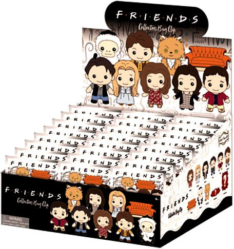 Warner Bros. 3D Figural Foam Bag Clip Friends Series 1 Mystery Box