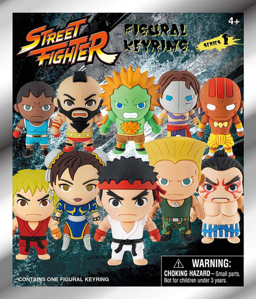 Street Fighter 3D Figural Keyring Series 1 Street Fighter Mystery