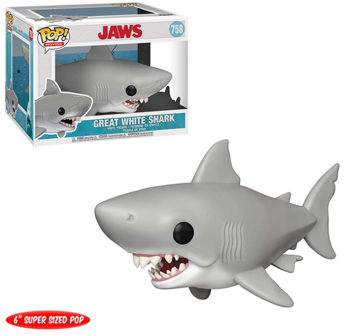 Funko Jaws Shark 758 POPジョーズ 海外品鮫サメフィギュア Funko Jaws POP Movies Great White Shark 6 Vinyl Figure 758 - ToyWiz