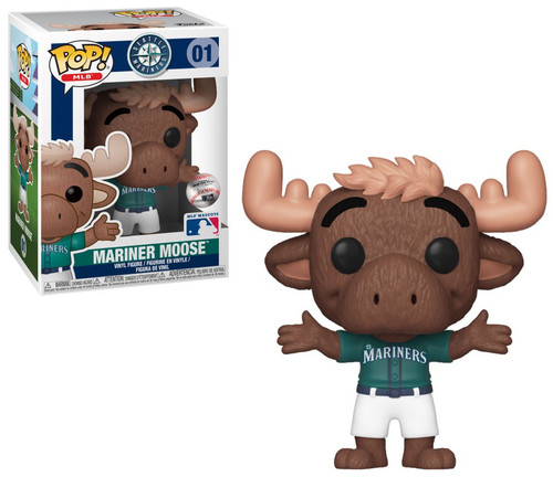 Funko MLB Seattle Mariners POP Baseball Mariner Moose Vinyl Figure