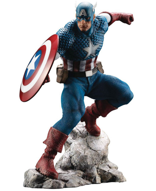 Marvel Avengers ArtFX Premier Captain America 7 Limited Edition Statue ...