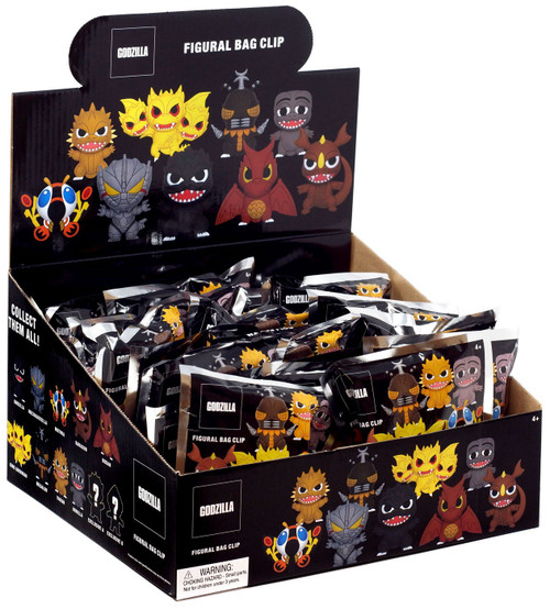 Godzilla 3D Figural Foam Bag Clip Classic Series 1 Mystery Box 24