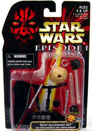 Star Wars Phantom Menace 1999 Episode I Basic Sith Accessory Set